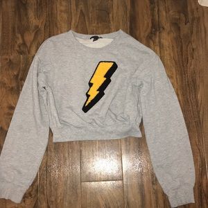 A long sleeve graphic shirt